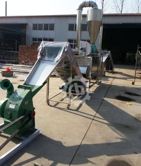 Automatic chili cleaning crushing line for long term partner finished