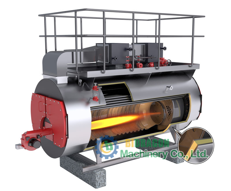 WNS Series Oil Horizontal Steam Boiler